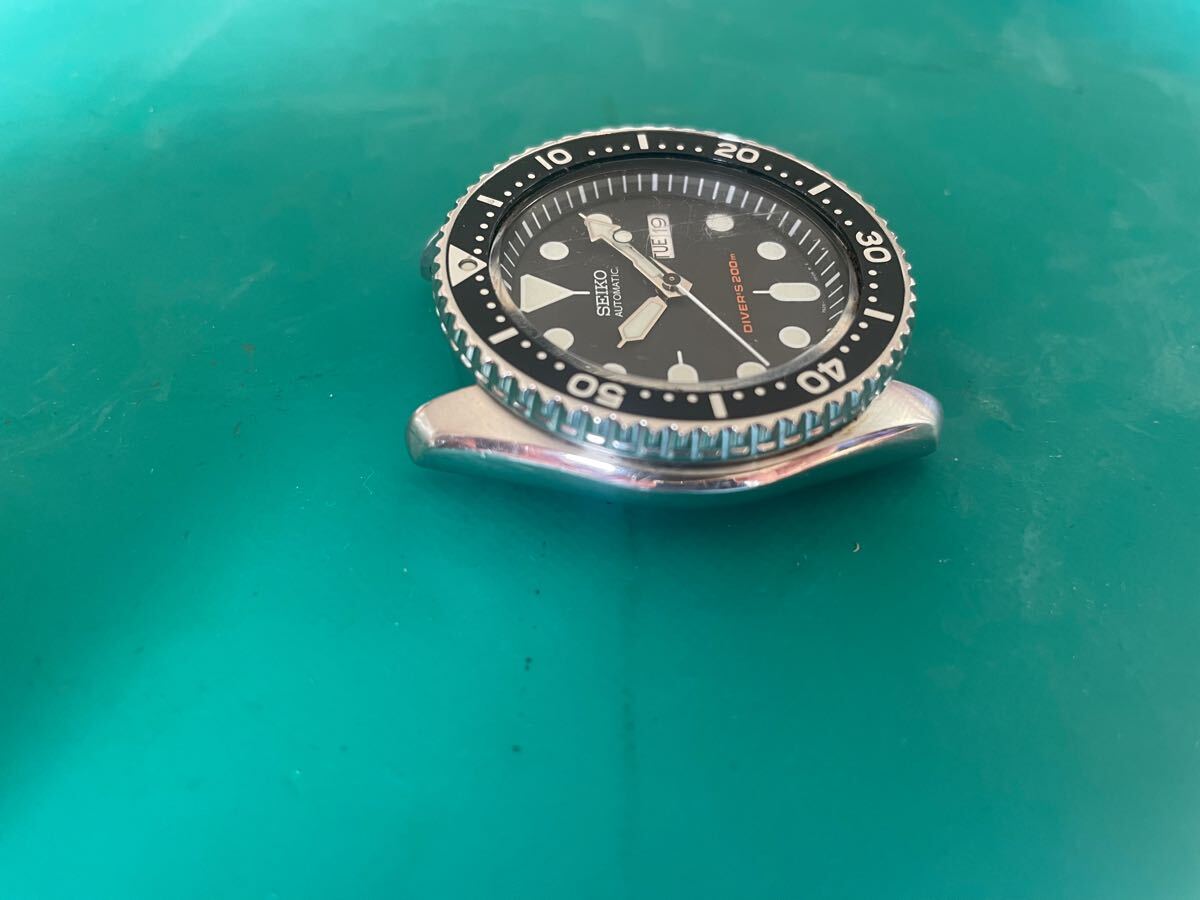 SEIKO セイコー ダイバーズ 腕時計 自動巻 ネイビーボーイ ブラック SKX007 デイデイト 7S26-0020 精度良好 海外モデル 逆輸入