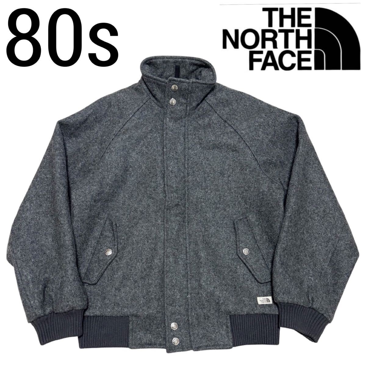 80s 茶タグ□THE NORTH FACE□ウール ブルゾン ジャケット S 80s 茶タグ□THE NORTH FACE□ウール ブルゾン ジャケット S