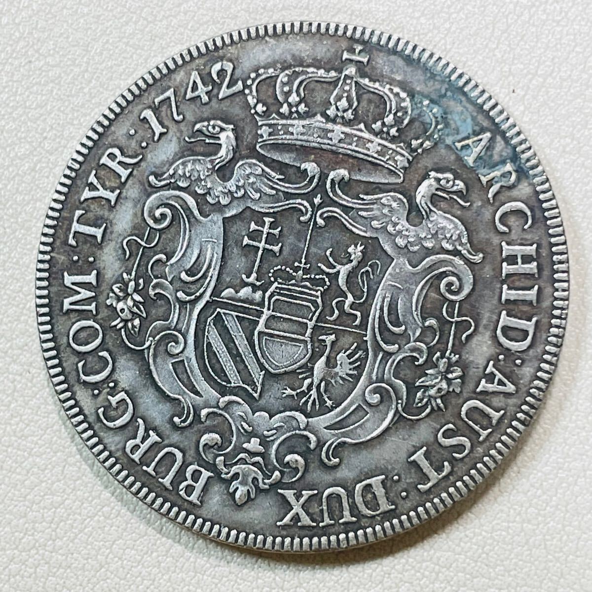 オーストリア領オランダ 硬貨 古銭 マリア・テレジア 1742年