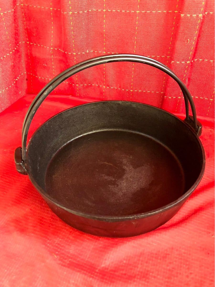 南部鉄器 鉄鍋 調理器具　アウトドア　キャンプ　 すき鍋 すき焼き鍋