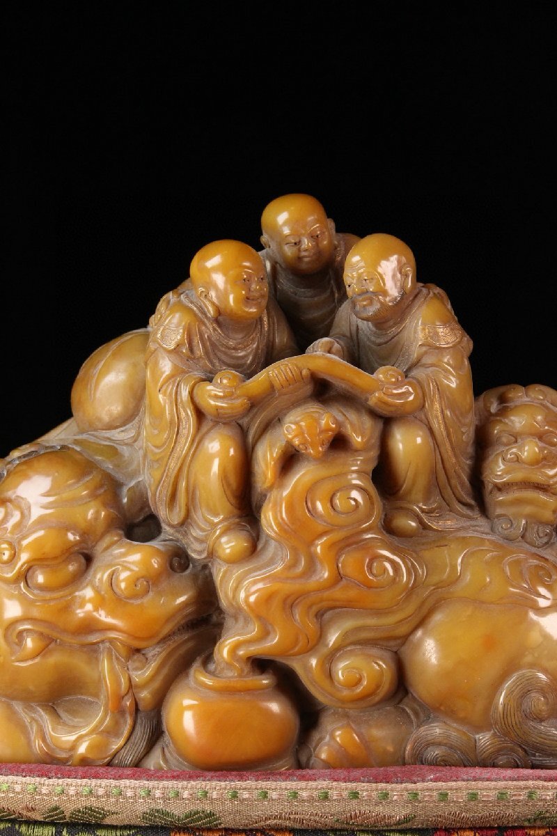 中国古美術品 清代静座観音仏像お皿 仏教古美術品 仏教文化遺産