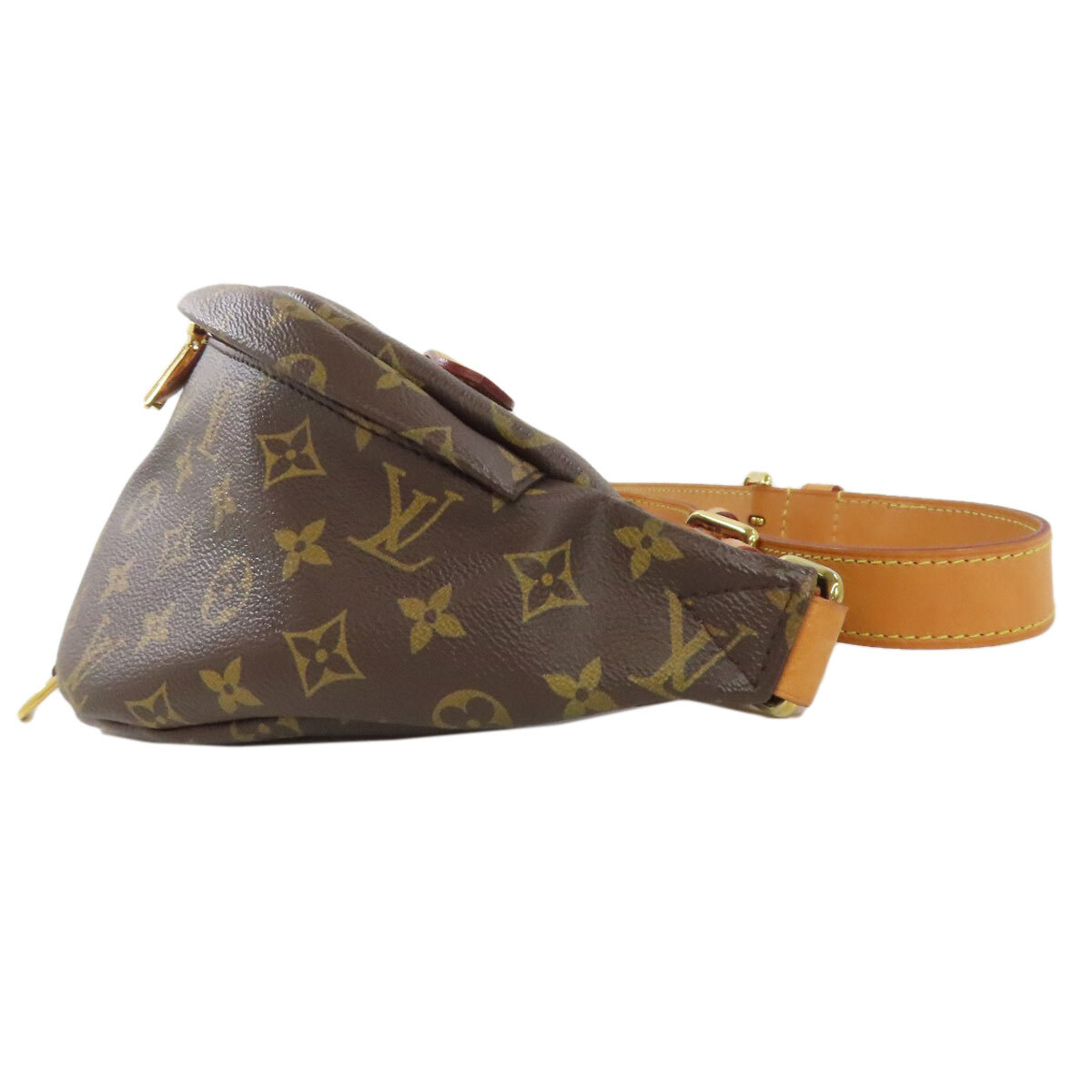 LOUIS VUITTON ルイヴィトン M43644 バムバッグ ボディバッグ モノグラムキャンバス レディース 中古