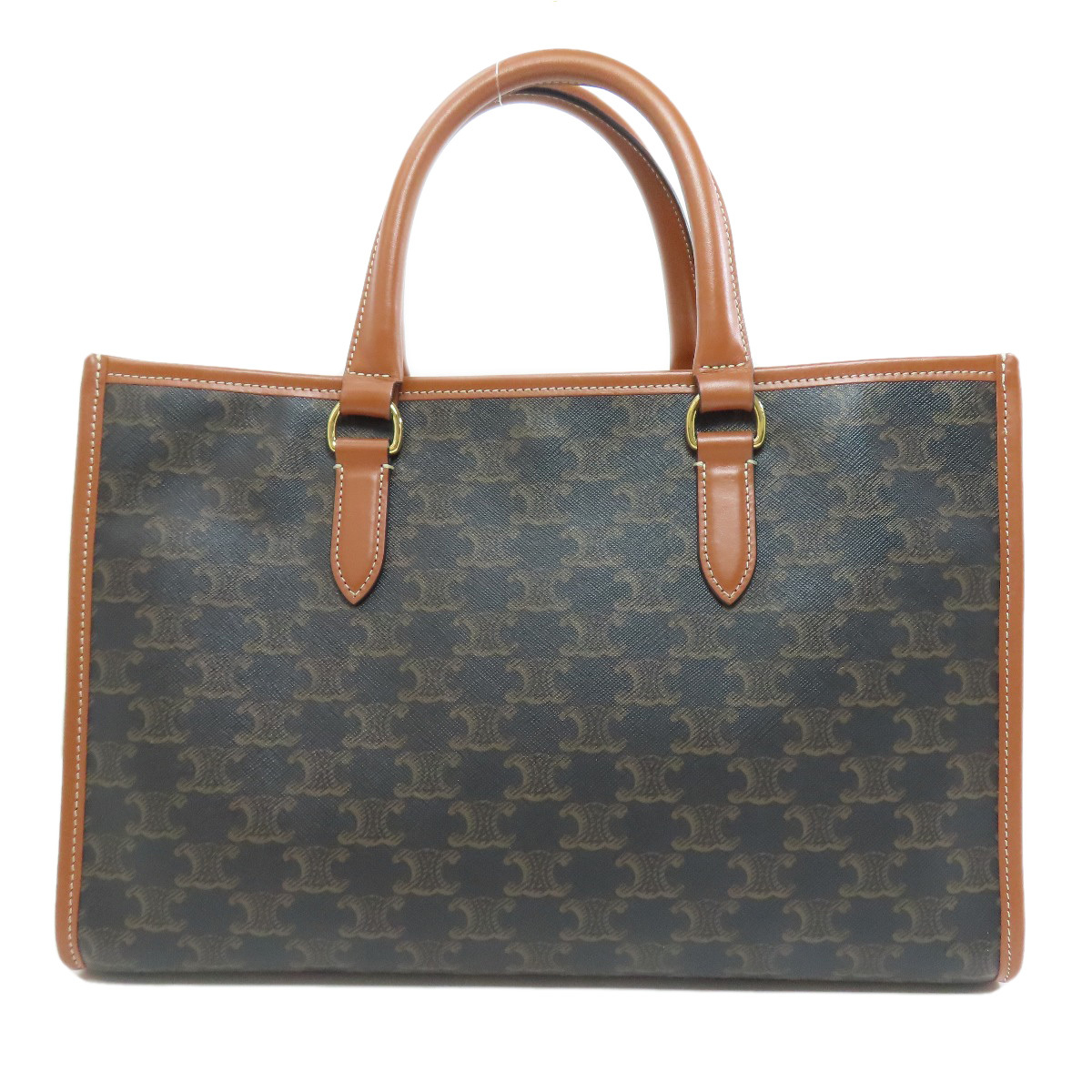 CELINE セリーヌ トリオンフ 2WAY トートバッグ PVC レディース 中古
