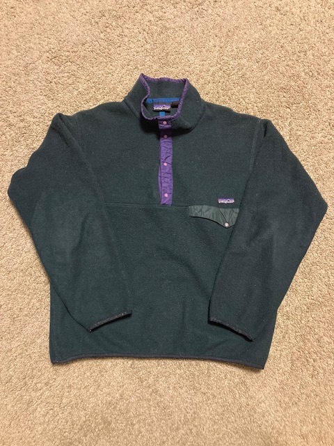 【patagonia】パタゴニア フリース グリーン L （USサイズ)