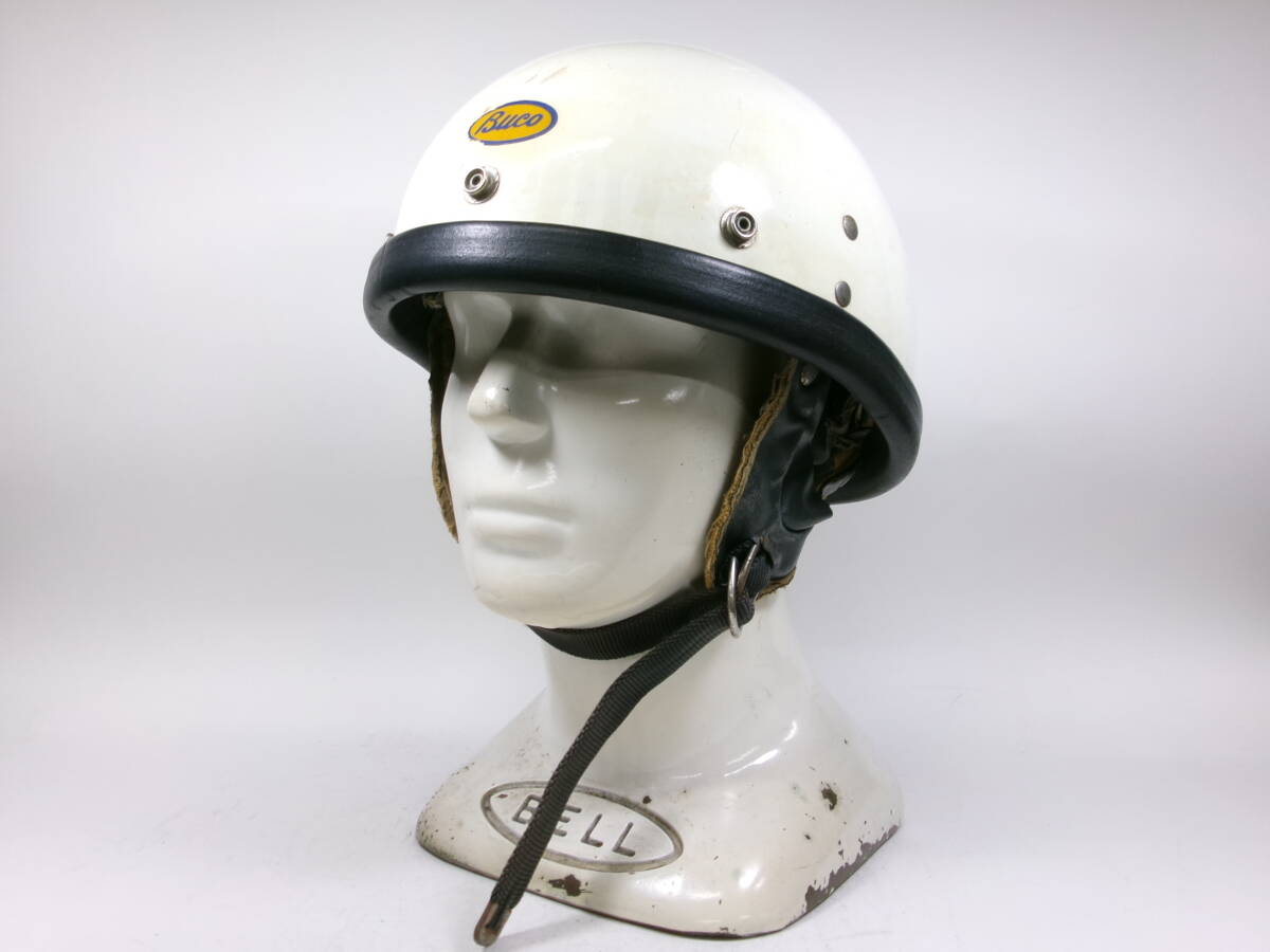 【日本未発売】 BUCO 60s 初期! GUARDIAN ブコ L~XL☆60年代 ハーフヘルメット オートバイ