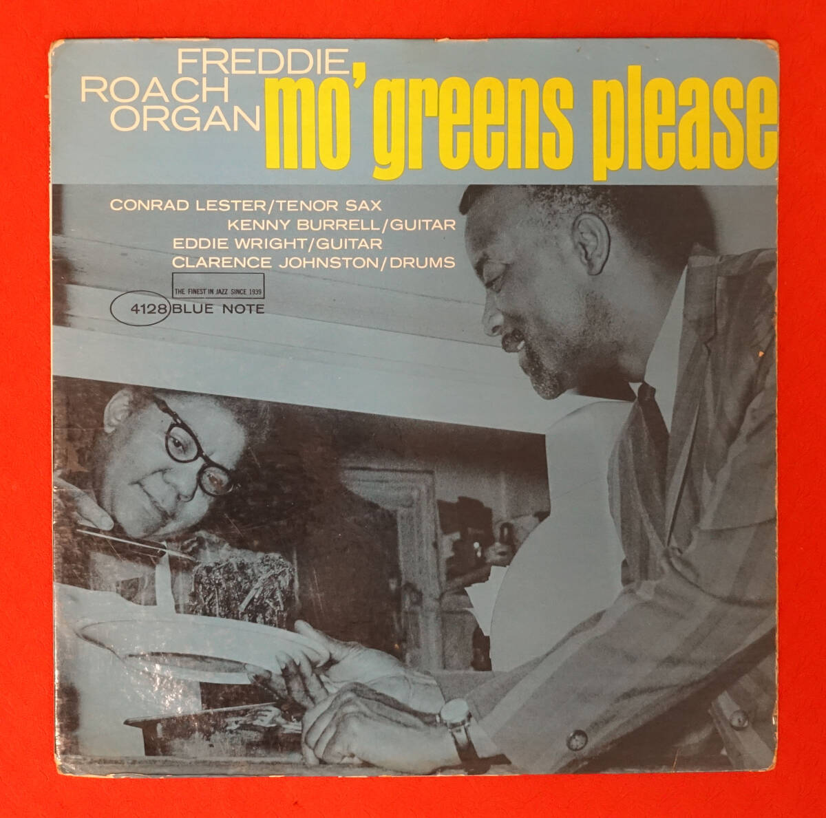 US BLUE NOTE BLP 4128 オリジナル MO Greens Please / Freddie Roach NYC/RVG/EAR
