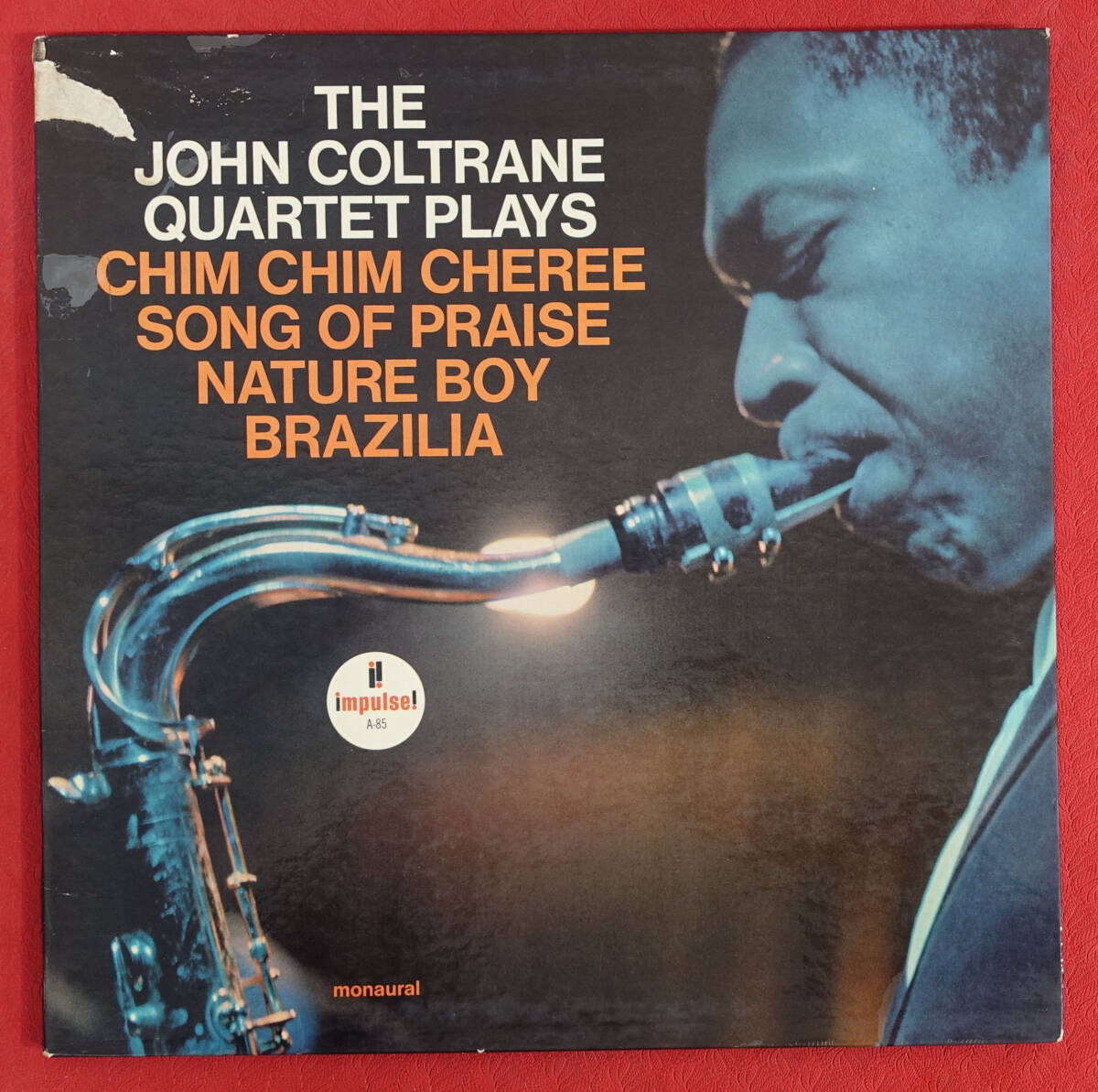 極美! 見本盤! US impulse A-85 完全オリジナル Chim Chim Cheree / John Coltrane Quartet Van Gelder刻印