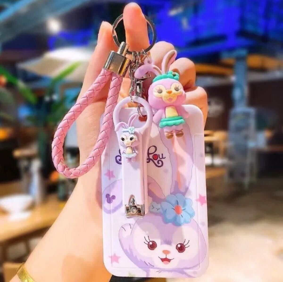 ステラルー　定期券入れ　キーホルダー　爪切り付き　ストラップ　可愛い　日本未発売