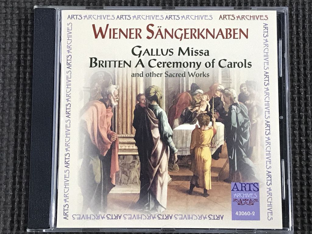 ウィーン少年合唱団 ブリテン、ガルス 他 WIENER CD SANGERKNABEN/BRITTEN GALLUS and old masters CD