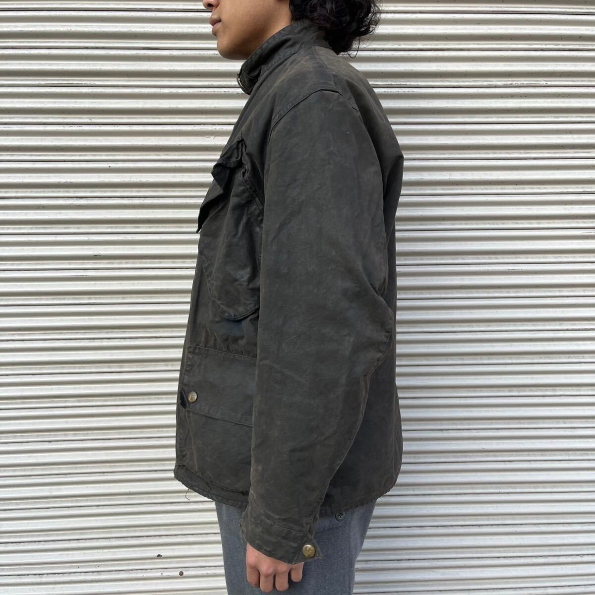 雰囲気抜群 80s 英国製 Barbour INTERNATIONAL SUIT バブアー 雰囲気抜群 80s 英国製 Barbour INTERNATIONAL SUIT バブアー