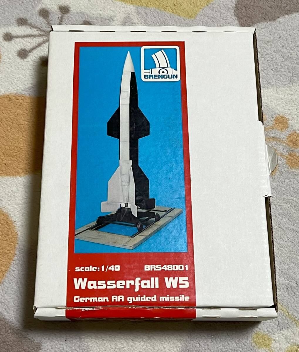 絶版・超美品！★★大変貴重な１/48フルレジンキット「ブレンガン製　１/48　ヴァッサーファル 遠隔操縦式地対空ロケットの出品です。★★