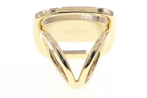  Ferragamo шарф кольцо vala34-4079 Gold metal б/у шарф останавливать аксессуары палантин шаль 