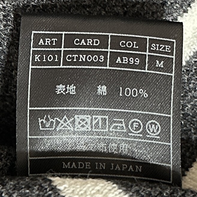 定価3.9萬 AKM ITALY COTTON BY EMILCOTONI S/S CAMO DEEP V-CARDIGAN Mサイズ EMILCOTONI 社カモ半袖カーディガン wjk 1piu