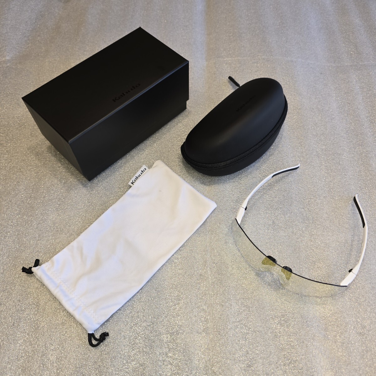 美品 OGK Kabuto サングラス FA1 調光 軽量 アイウェア テンプル ノーズパッド 可変 オージーケー カブト