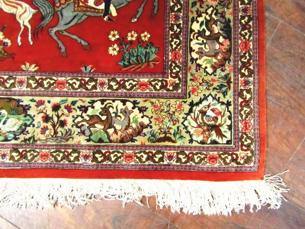 □展示品□persia/ペルシャ絨毯□最高級□シルク100%□手織り □展示品□persia/ペルシャ絨毯□最高級□シルク100%□手織り