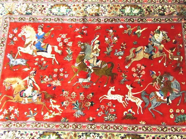 □展示品□persia/ペルシャ絨毯□最高級□シルク100%□手織り □展示品□persia/ペルシャ絨毯□最高級□シルク100%□手織り