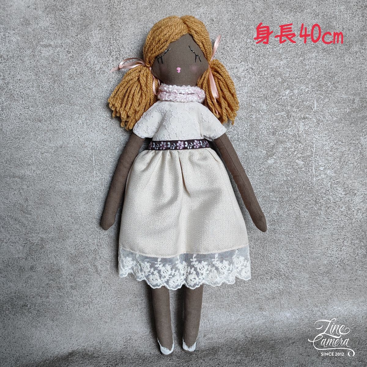 ハンドメイドドール　手作り人形　 ドール　プレゼント　 女の子　 女の子人形　誕生日