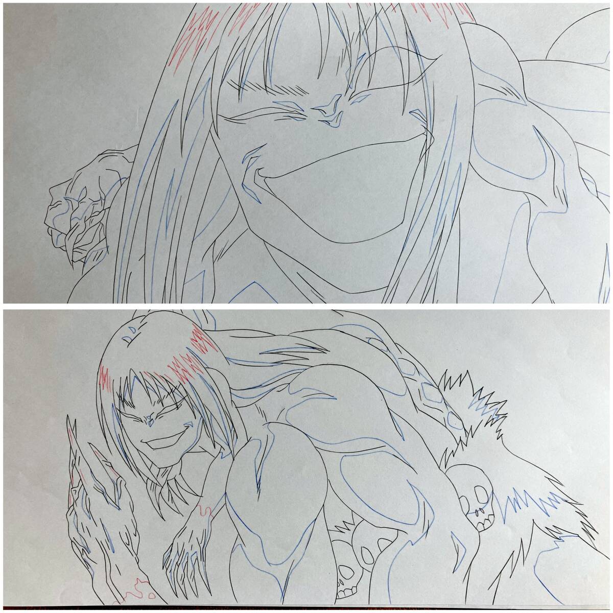 幽遊白書 直筆 原画 11枚セット 八ツ手／ セル画 Cel Genga ／アニメ Anime 原動画