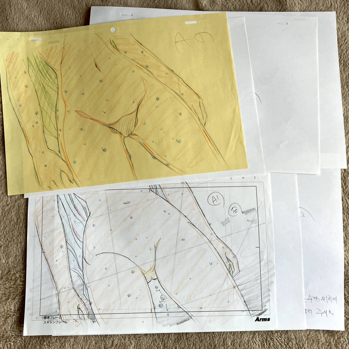 ヴァルキリードライヴ 直筆 原画 7枚セット 柊晶/Genga Cel ヴァルキリードライヴ 直筆 原画 7枚セット 柊晶/Genga Cel