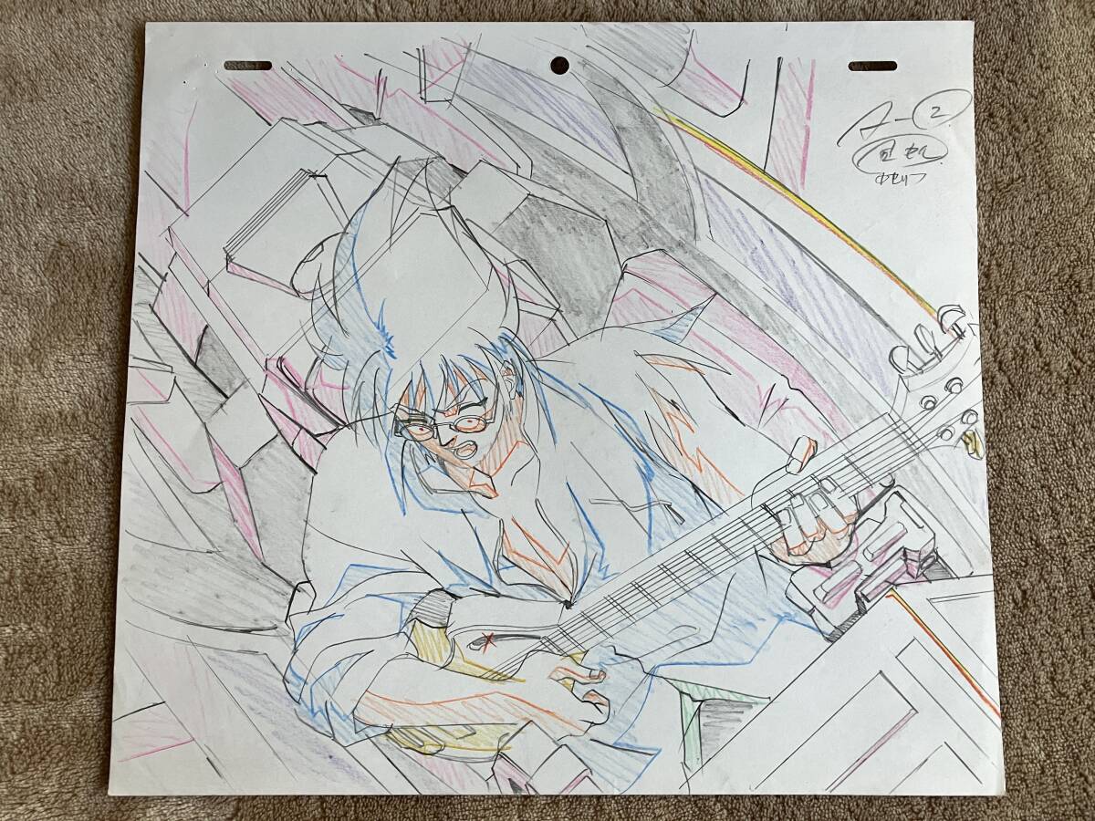 マクロス7 直筆 原画 10枚セット バサラ/セル画 Cel Genga マクロス7 直筆 原画 10枚セット バサラ/セル画 Cel Genga