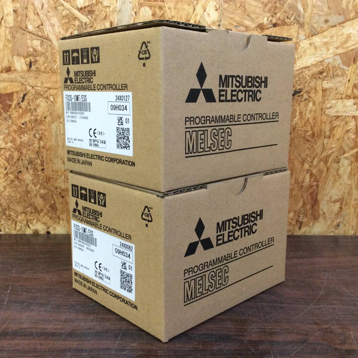 【WH-4301】未使用 MITSUBISHI 三菱電機 基本ユニット FX3S-10MT/ESS 2個セット FX3S