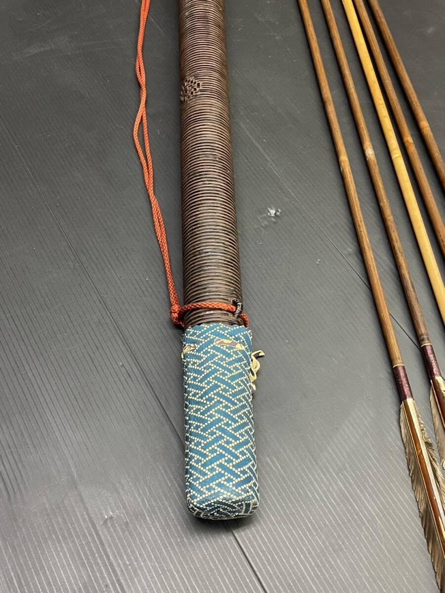 時代物 弓道 矢筒 堅牢矢筒 高級矢筒 日本製 変わり編み 102 時代物 弓道 矢筒 堅牢矢筒 高級矢筒 日本製 変わり編み 102