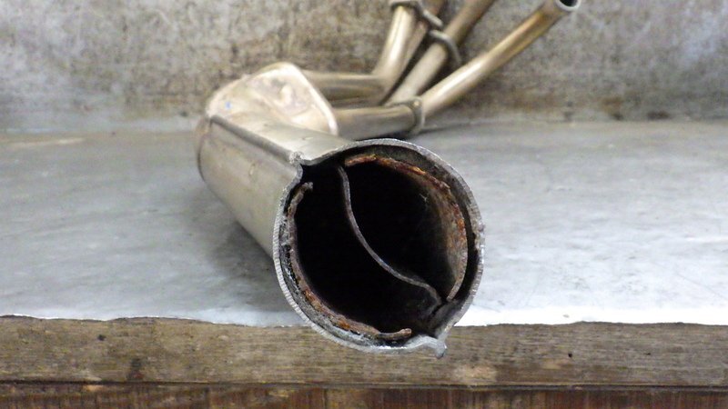 RGA-368A CBR250 FOUR оригинальный muffler cut есть MC14-100 поиск Honda CBR250F CBR250R