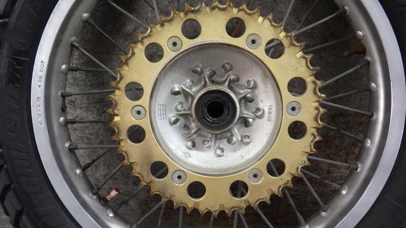 RGA-57A DT200WR оригинальный заднее колесо 3XP-033 поиск Yamaha 