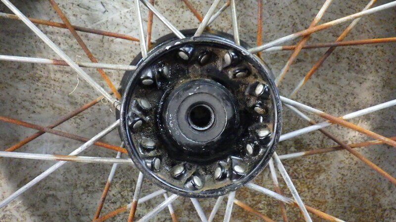 RGA-208A W650 純正 フロント ホイール EJ650A-001 検索 カワサキ