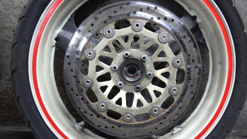 RGA-211A CB400SF 純正 ホイール セット フロント リア 佐川2個(gè)口 送料著払い NC31-102 検索 ホンダ CB400 スーパーフォア VTEC