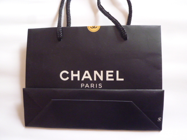 CHANEL シャネル ショップ袋 紙袋 ショッパー 小 ブラック