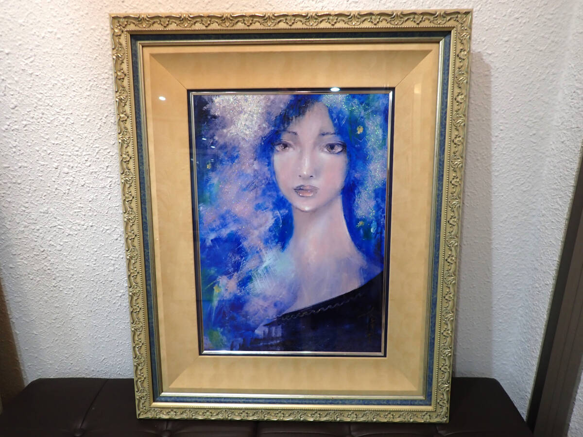 工藤静香 逆巻き 肖像画 「オーガンジー」 工藤静香 逆巻き 肖像画 「オーガンジー」