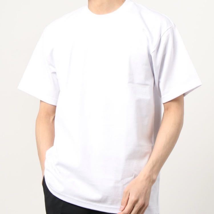 【プロクラブ】新品未使用 無地 厚手 ヘヴィーウェイト 半袖Tシャツ 白 ホワイト 2枚セット Mサイズ proclub 101 6.5oz