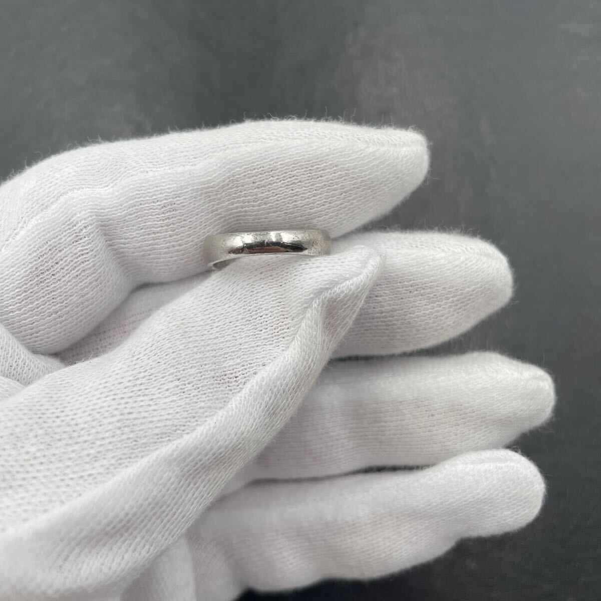 k103 純銀製 奉祝御金婚 御在位50年 指輪 約3.7g 天皇陛下 皇后 k103 純銀製 奉祝御金婚 御在位50年 指輪 約3.7g 天皇陛下 皇后