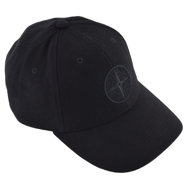 新品 STONE ISLAND ストーンアイランド LOGO CAP/ウール混 刺繍 新品 STONE ISLAND ストーンアイランド LOGO CAP/ウール混 刺繍