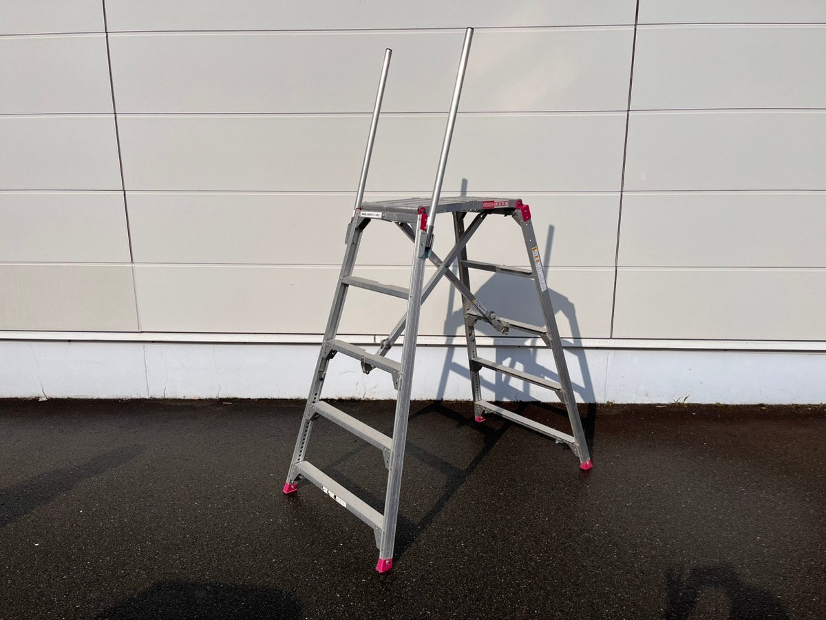 【中古】 Hasegawa 長谷川　可搬式作業台　DSK-18S 【博多店】 DSK お立ち台　最大使用質量：150kg　送料：着払い　店頭同時販売品　①