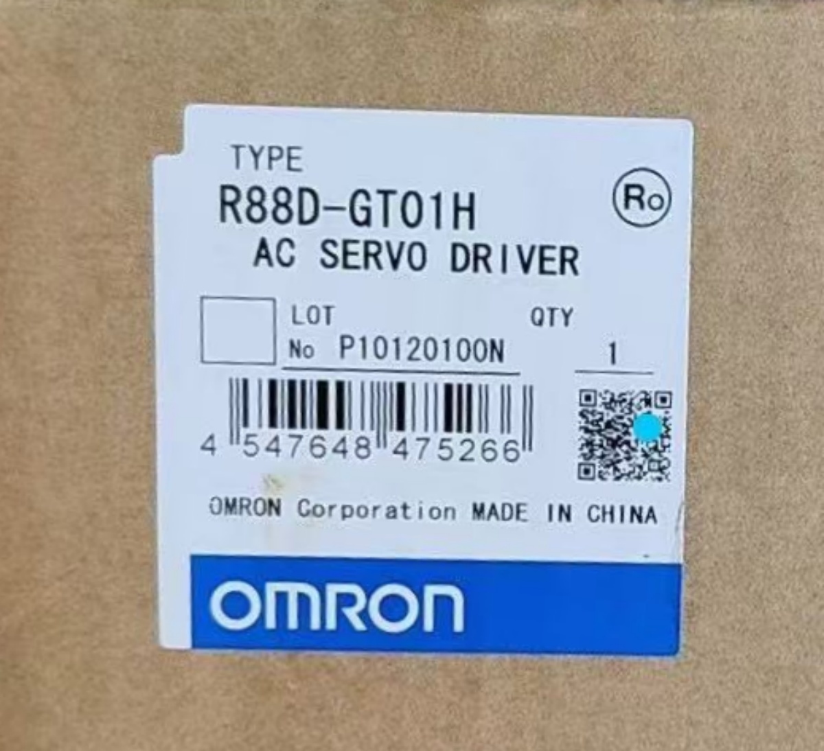 新品★東京発★適格請求★税込 OMRON /オムロン R88D-GT01H サーボドライバー★６ヶ月保証