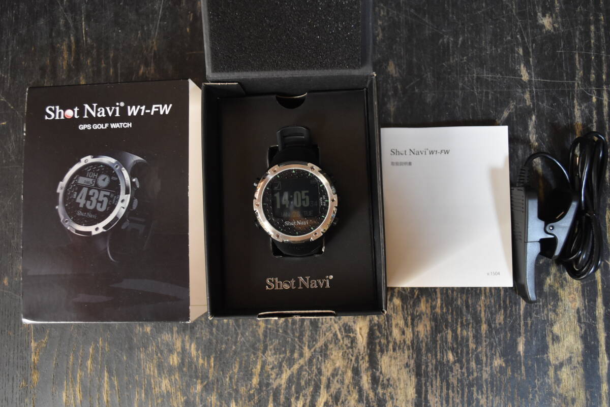 Shot Navi ショットナビ W1-FW GPS GOLF WATCH GPSゴルフウォッチ