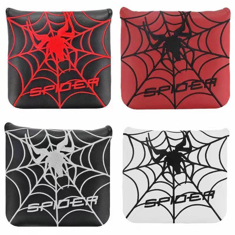 ゴルフヘッドカバー マレット用 オデッセイ２ボール・テーラーメイド スパイダーパター センターシャフトに適合 Spider スパイダー 1点