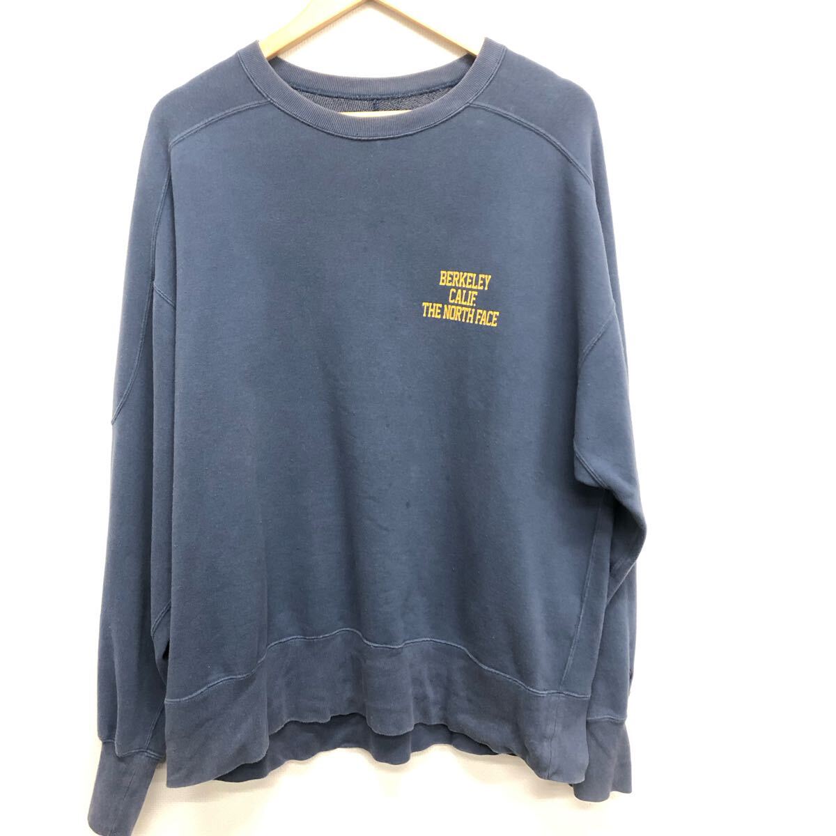 【THE NORTH FACE PURPLE LABEL】ノースフェイス パープルレーベル★スウェット M NT6250N Field CREW Neck Sweat ロゴ ブルー 01