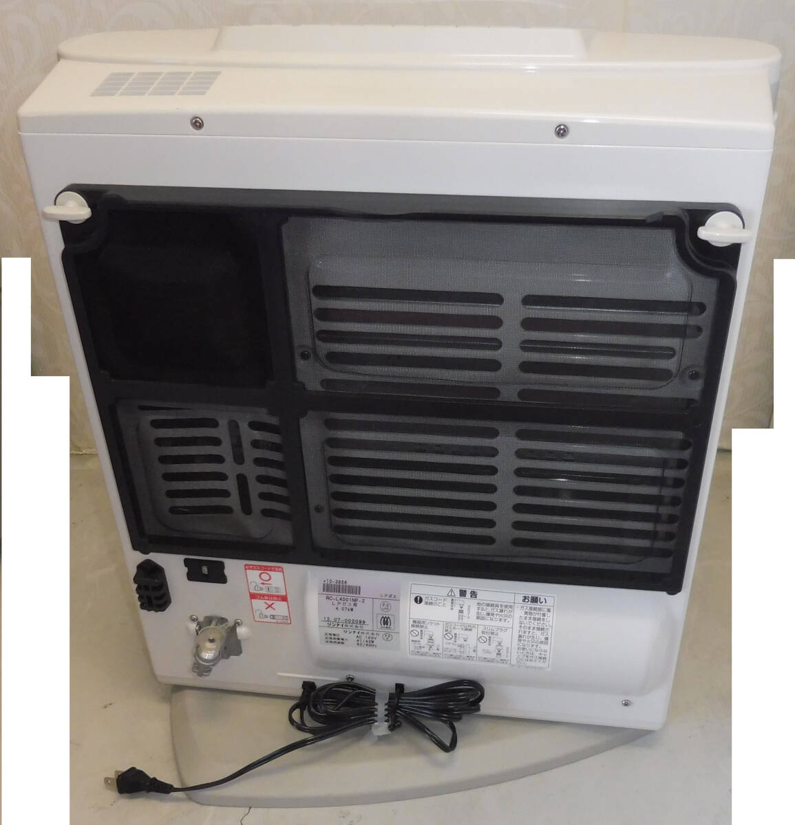  Rinnai Rinnai газовый тепловентилятор RC-L4001NP-2 LP газ * пропан газовый / дерево структура 11 татами бетон структура 15 татами * газ шланг есть 