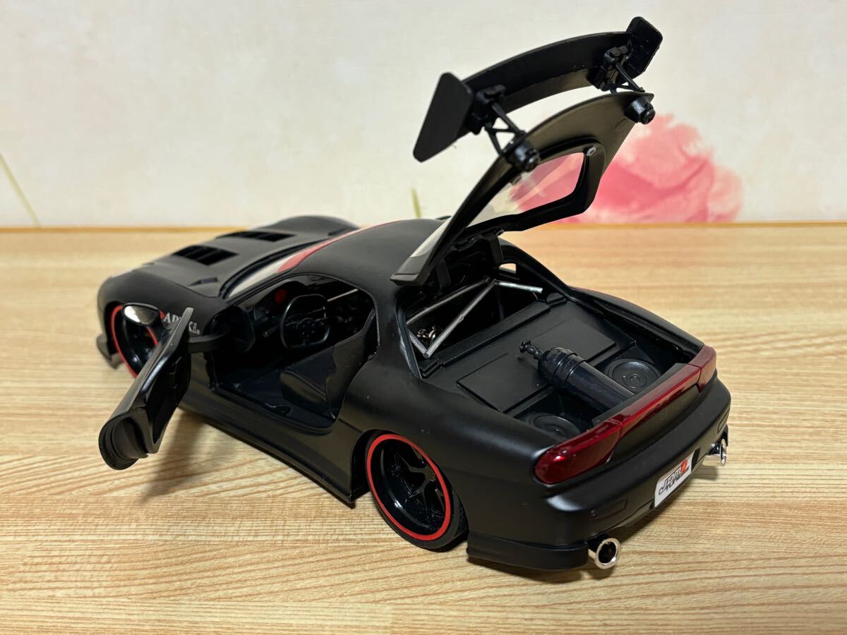 1/24 JadaToys マツダ RX-7 FD3S ブラック ミニカー MAZDA APEX 1/24 JadaToys マツダ RX-7 FD3S ブラック ミニカー MAZDA APEX