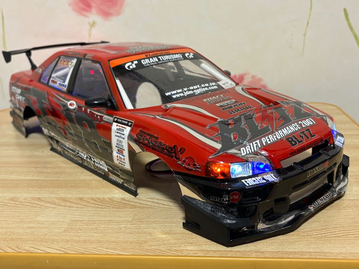 送料無料 1/10 ヨコモ 日産 スカイライン ER34 LED付き ドリフト 送料無料 1/10 ヨコモ 日産 スカイライン ER34 LED付き ドリフト