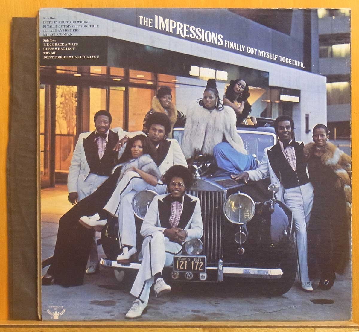 ◇ダブル洗浄済!★The Impressions(インプレッションズ)『Finally Got Myself Together』USオリジLP #62315_画像2