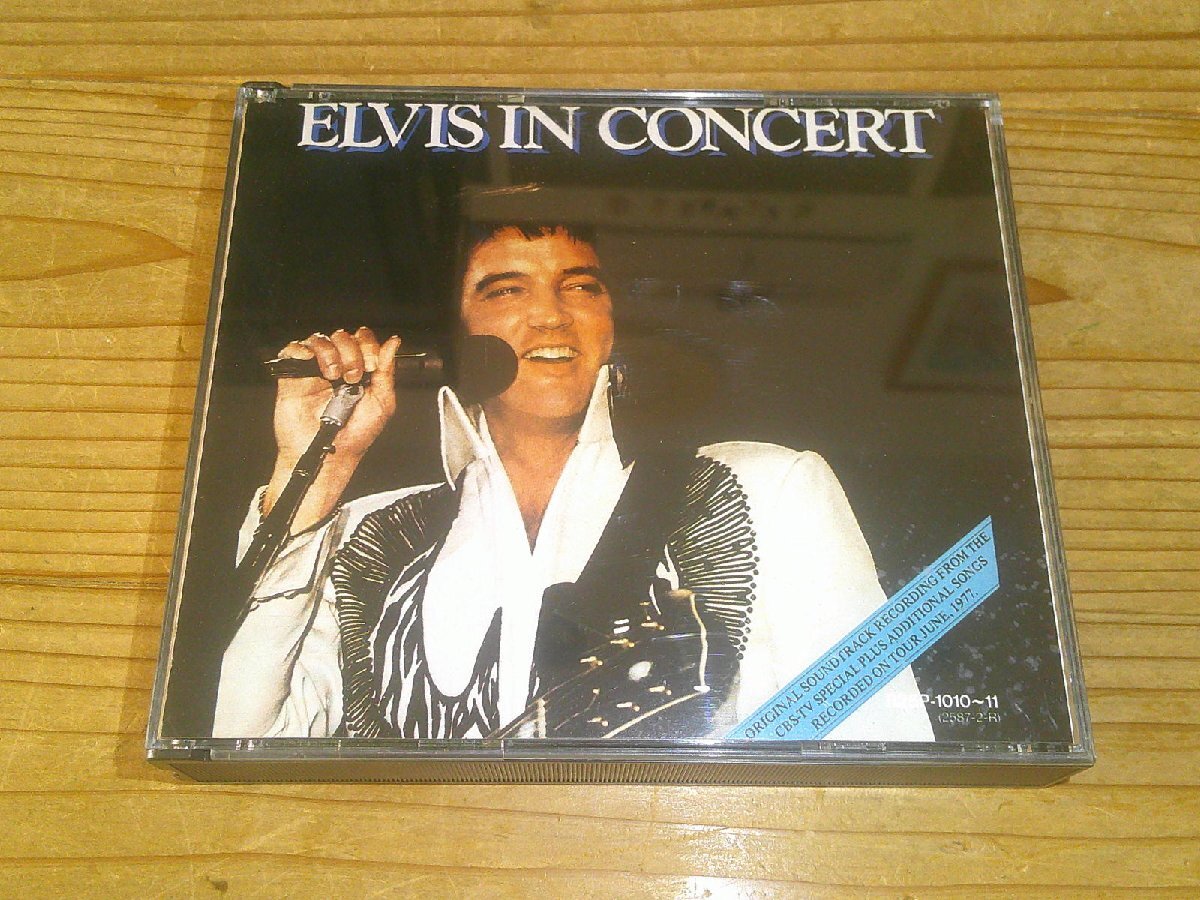 CD：ELVIS PRESLEY ELVIS IN CONCERT エルヴィス?イン?コンサート’77 エルヴィス?プレスリー：舊規(guī)格：2枚組