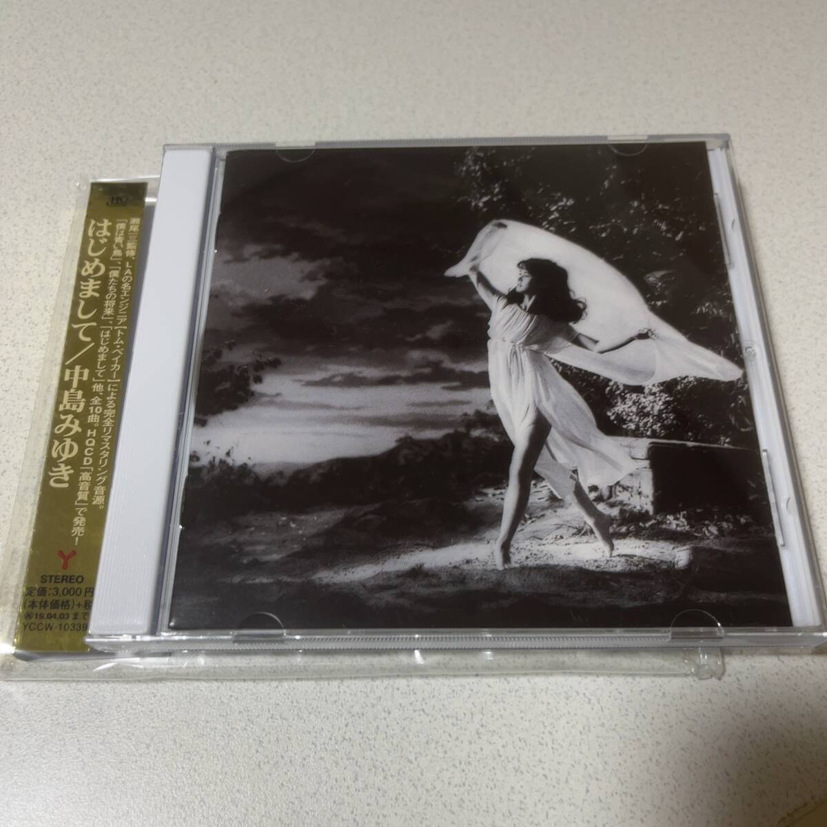 送料120円～ 美品 中島みゆき はじめまして 高音質HQCD完全リマスタリング版 帯あり リマスター