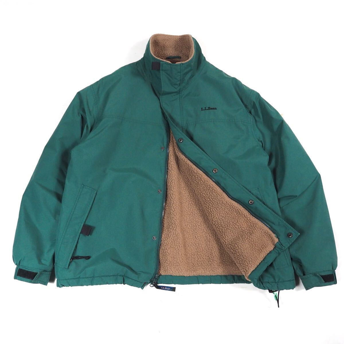 L.L.Bean GORE-TEX×Thinsulate×Polartec Fleece lined jacket L 90s LLBean ゴアテックス シンサレートナイロンフリースジャケット