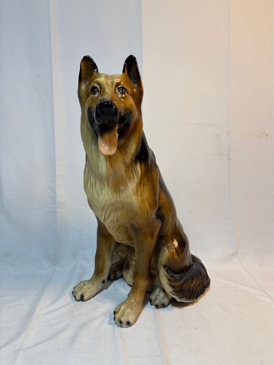 犬 置物 大型犬 インテリア オブジェ アンティーク 大型 イヌ インテリア オーナメント シェパード