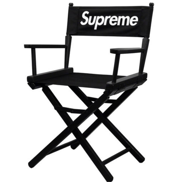 Supreme ブラック ディレクターズチェア Yahoo!オークション - 国内正規店購入 新品未開封 Supreme
