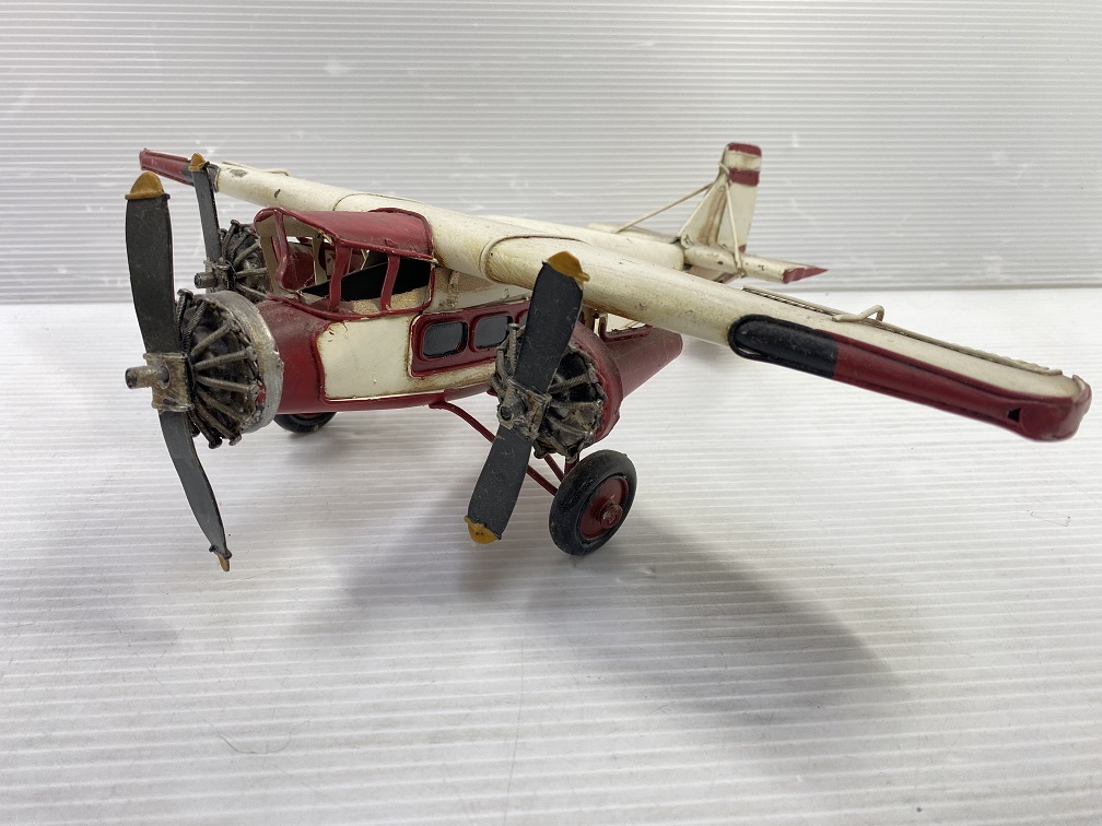 【中古現状品】ブリキのプロペラ機 OK-FOL 20 現状お渡し ○YR-18257○